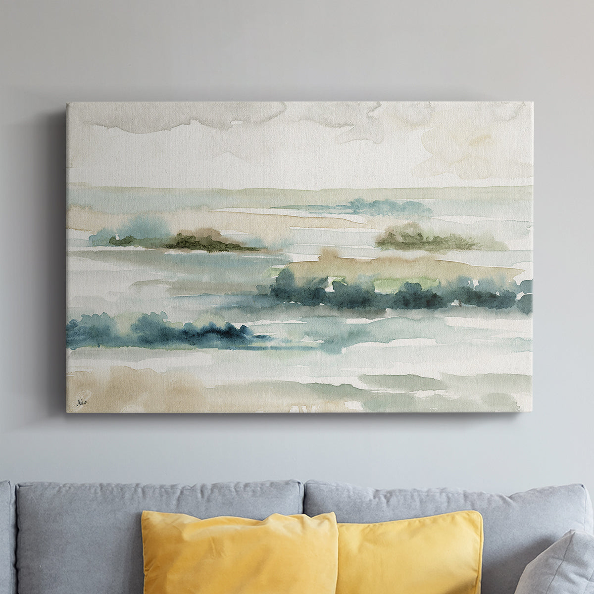 Pastel Panorama - Canvas Art Print