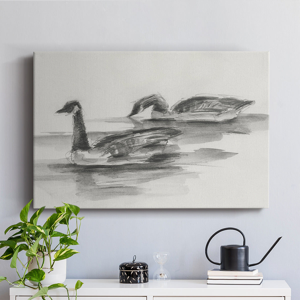 Geese Study II - Canvas Art Print