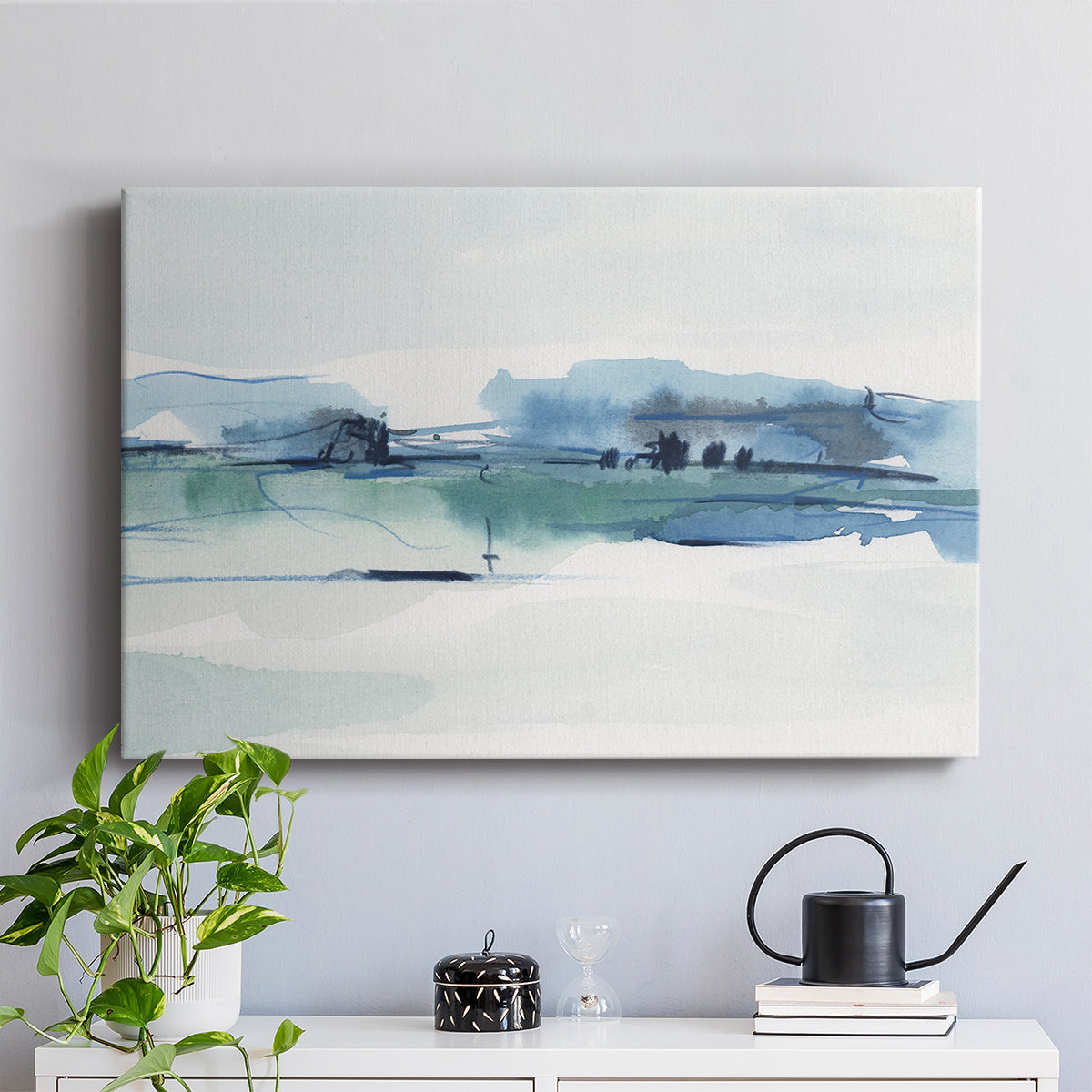 Ultramarine Vista II - Canvas Art Print