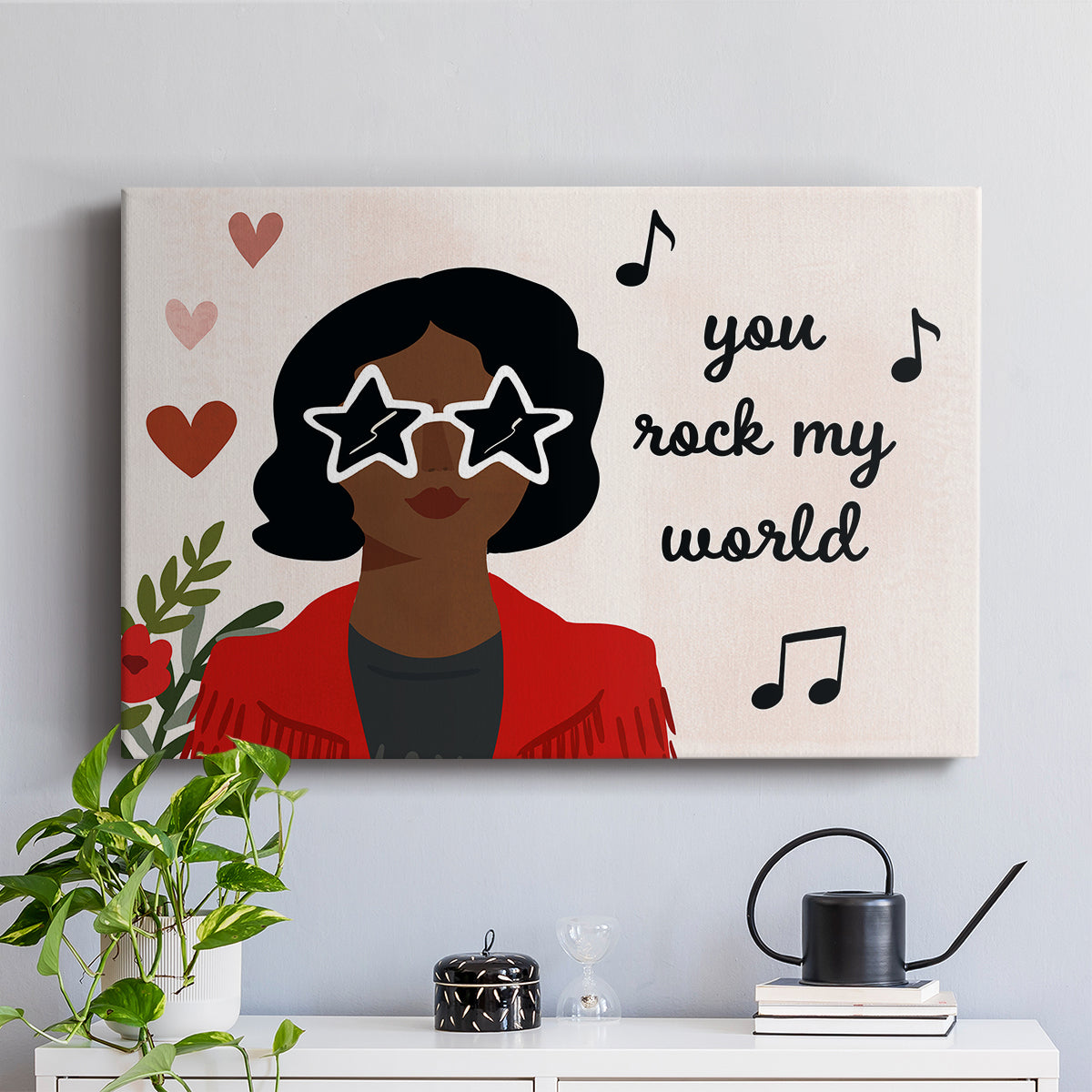 Darling Valentine Collection A - Canvas Art Print