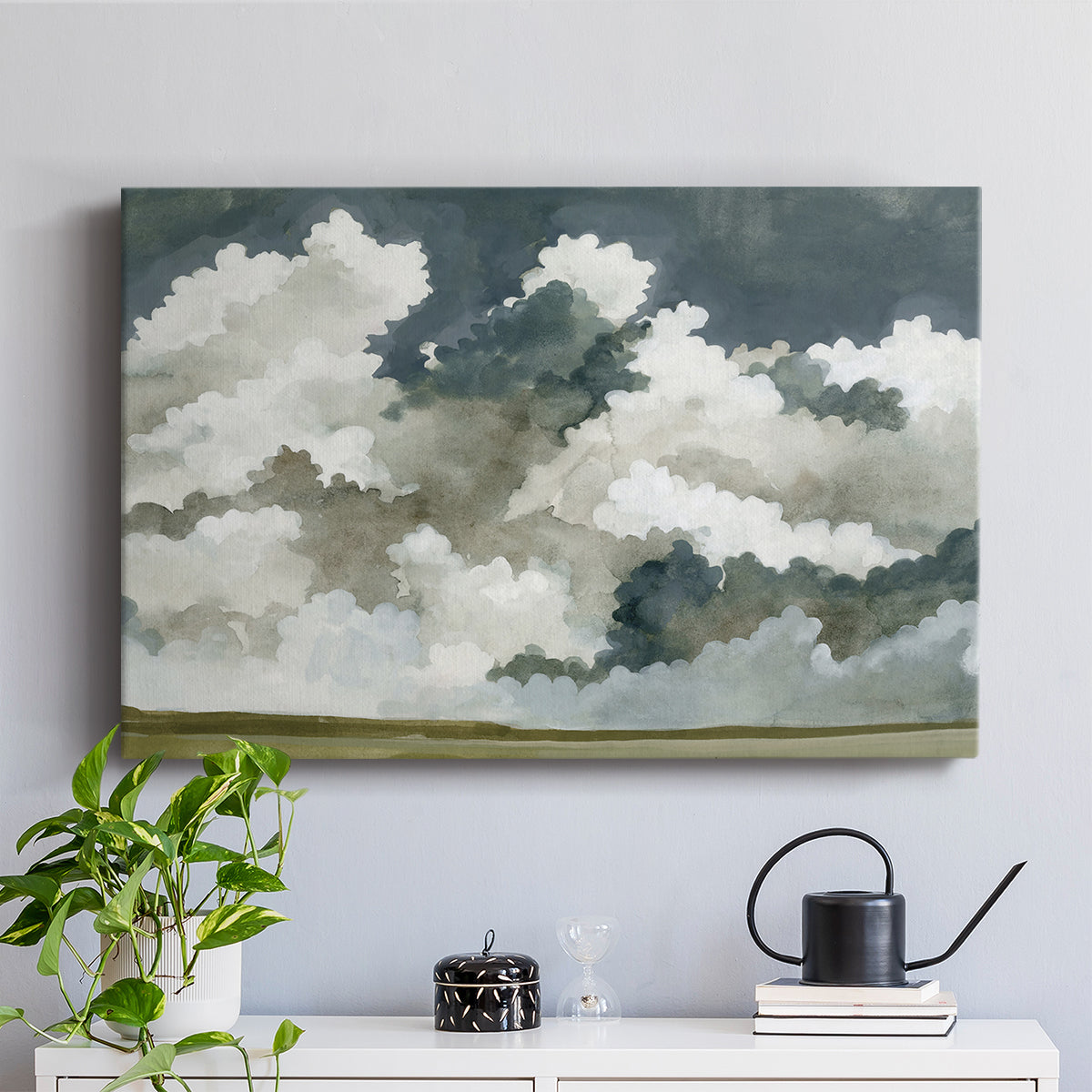 Vast Neutral Sky III - Canvas Art Print