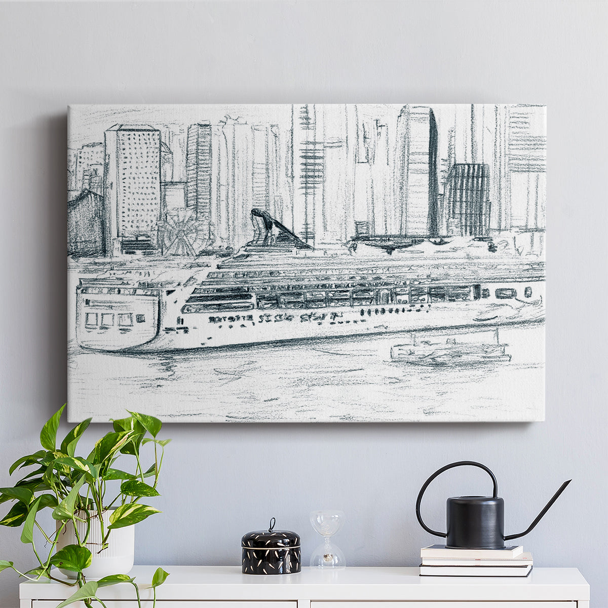 Ferryboats II - Canvas Art Print