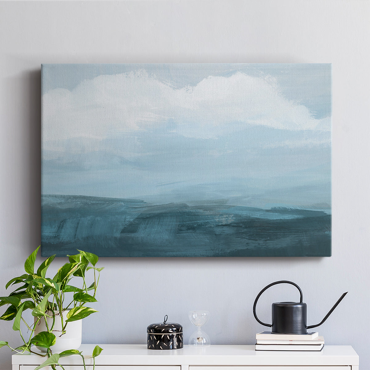Azure Rising II - Canvas Art Print