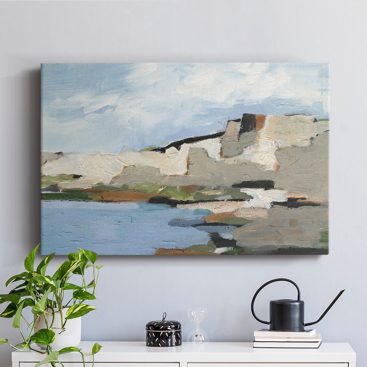 White Rock Cliffs II - Canvas Art Print