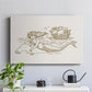 Sunning Mermaid II - Canvas Art Print