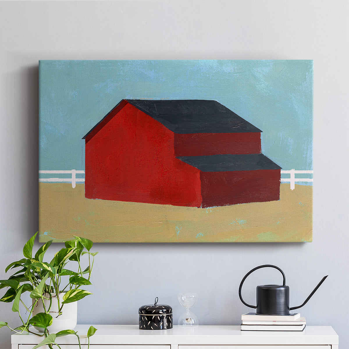 Big Red One II - Canvas Art Print