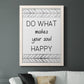 Your Soul Happy - Premium Canvas Framed in Barnwood - Ready to Hang