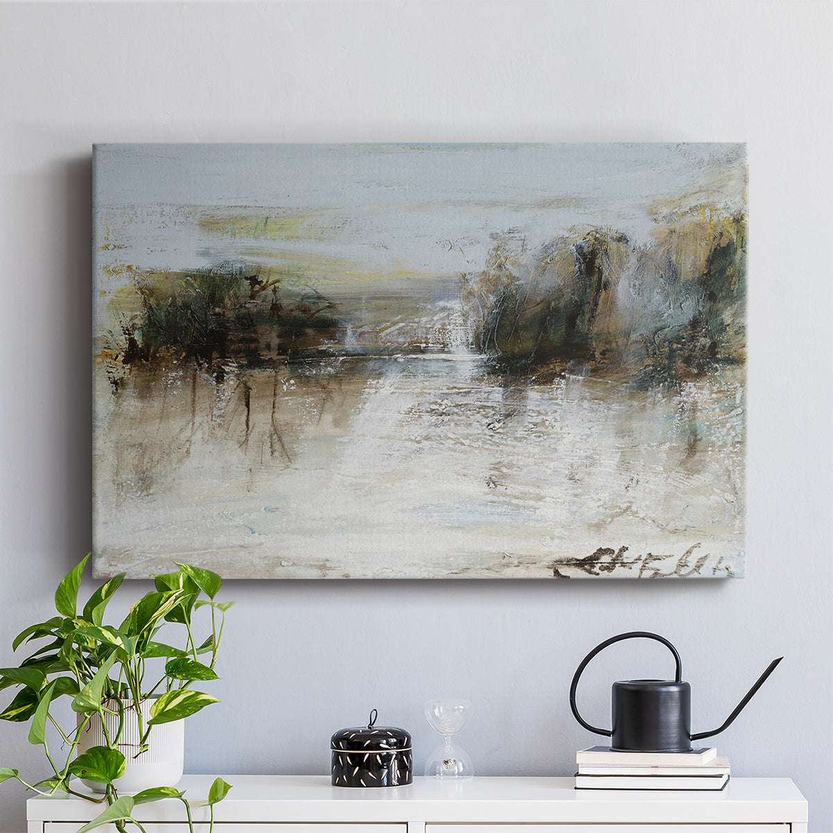 Wintery Horizon I - Canvas Art Print