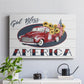 God Bless America Truck - Canvas Art Print