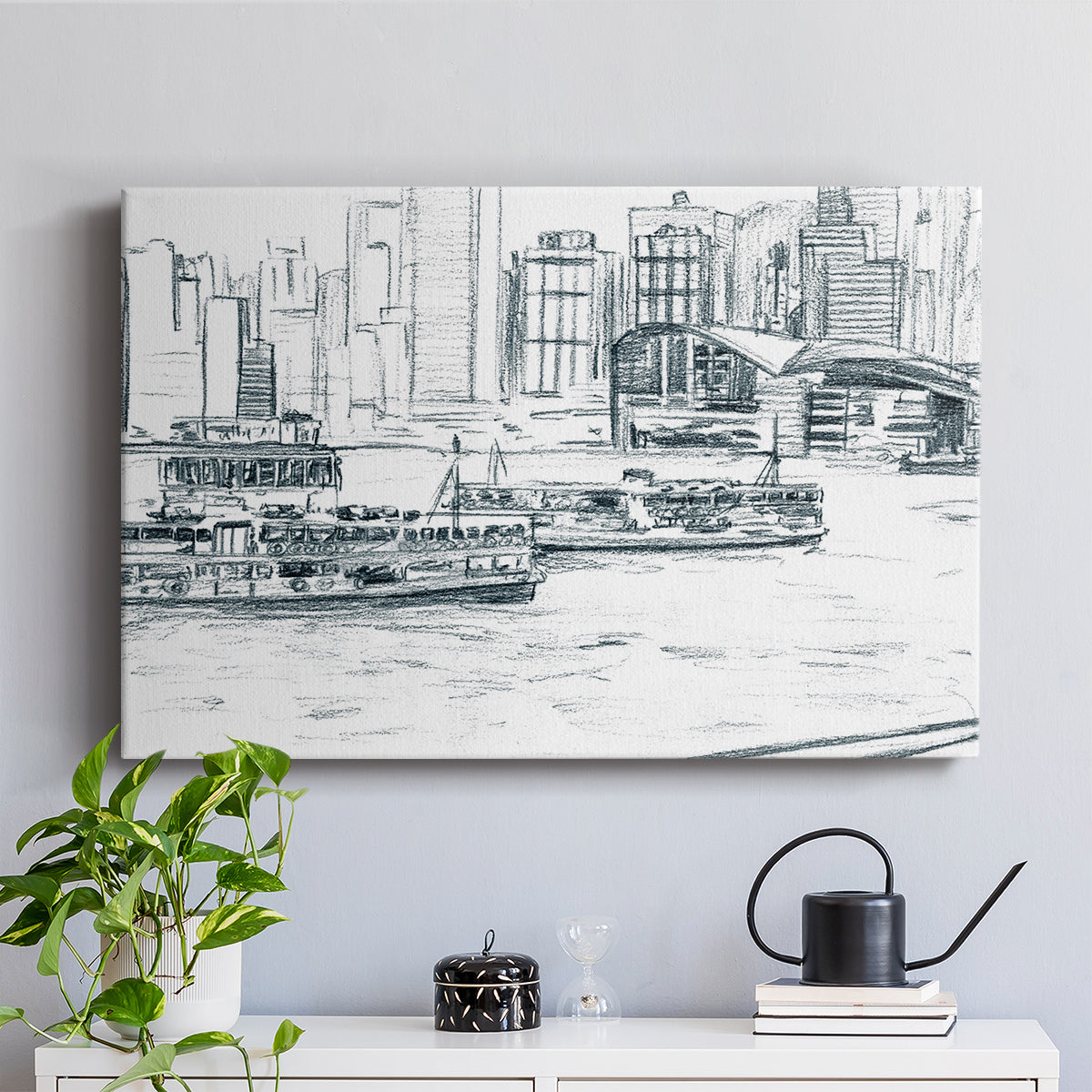 Ferryboats I - Canvas Art Print