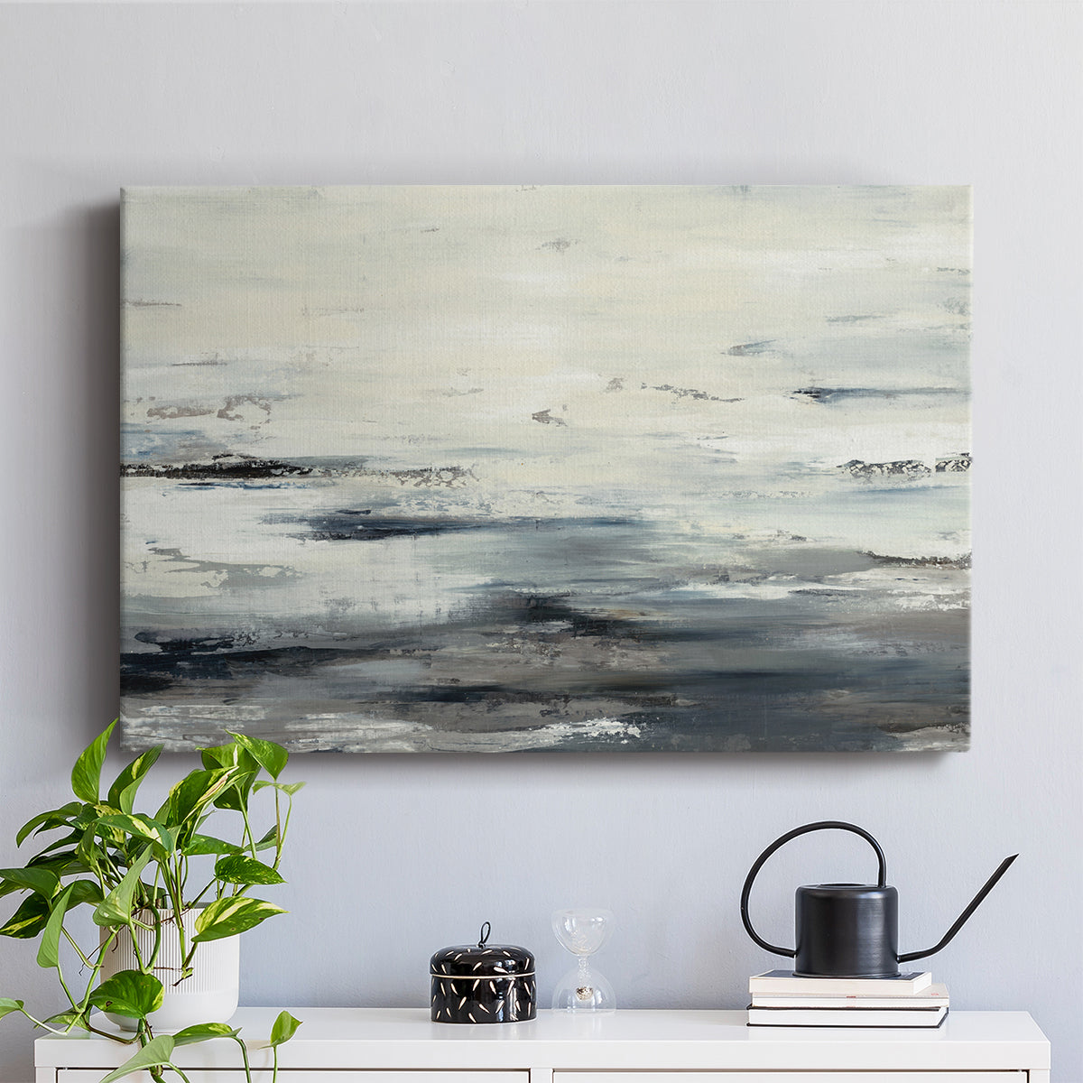On The Stormy Seas - Canvas Art Print