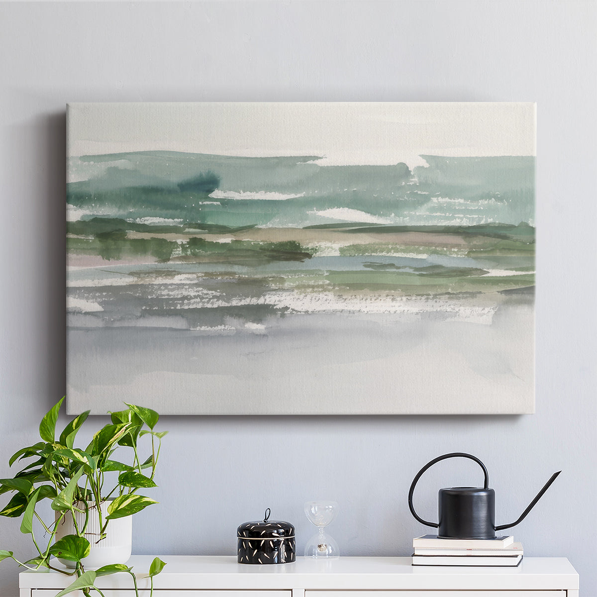 Plein Air River Study I - Canvas Art Print