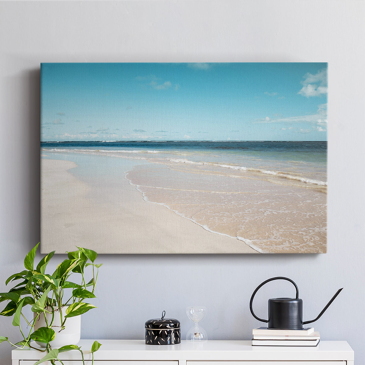 Sugar Sand Beach - Canvas Art Print