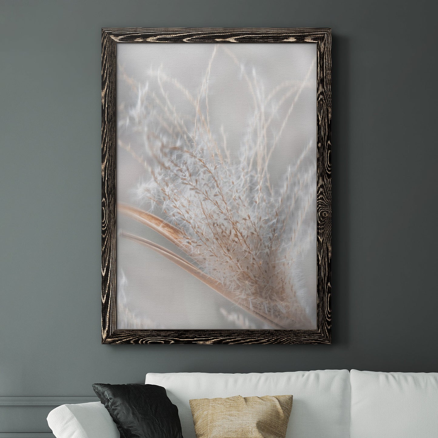 Summer Wisps II - Premium Canvas Framed in Barnwood - Ready to Hang