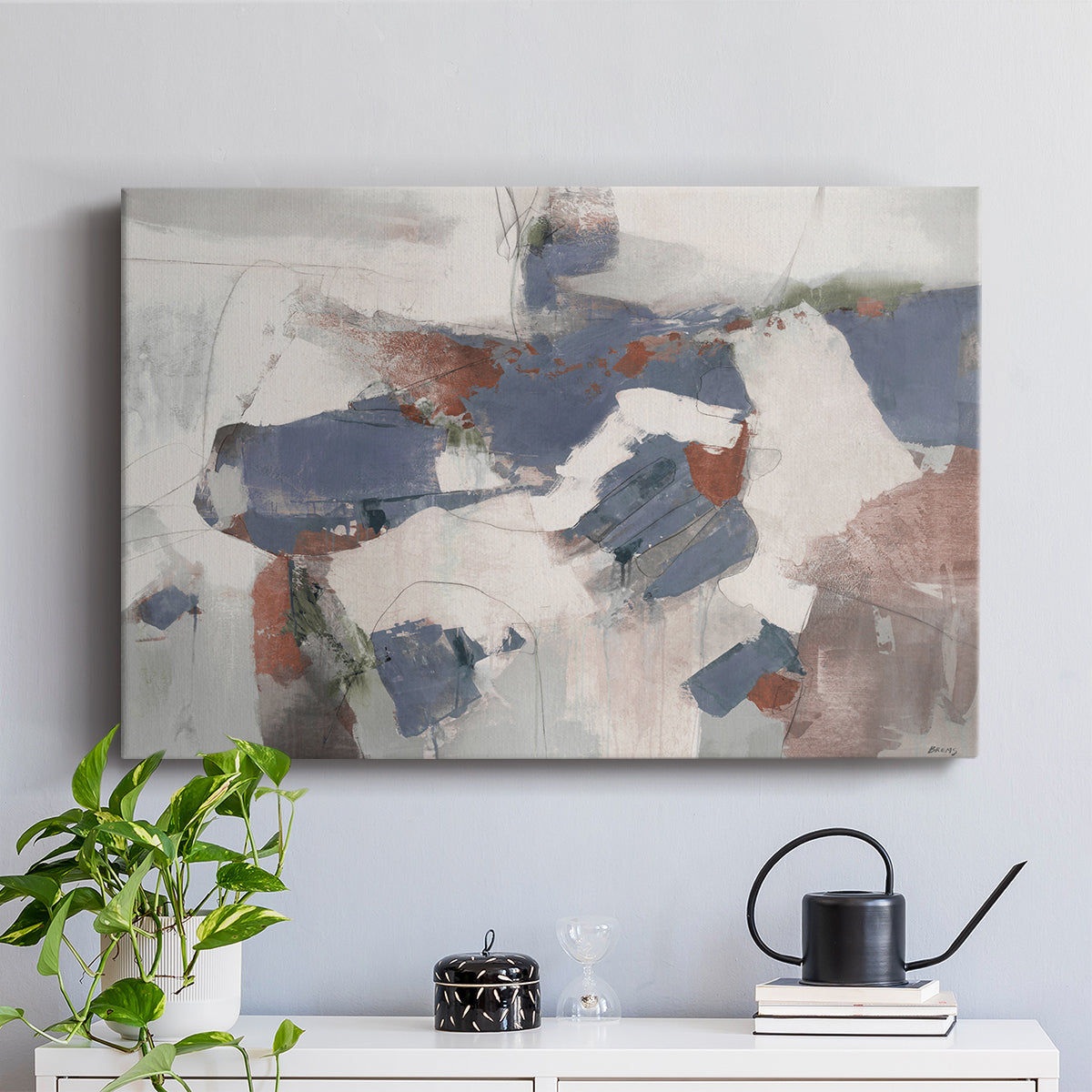 Coral Abstract - Canvas Art Print