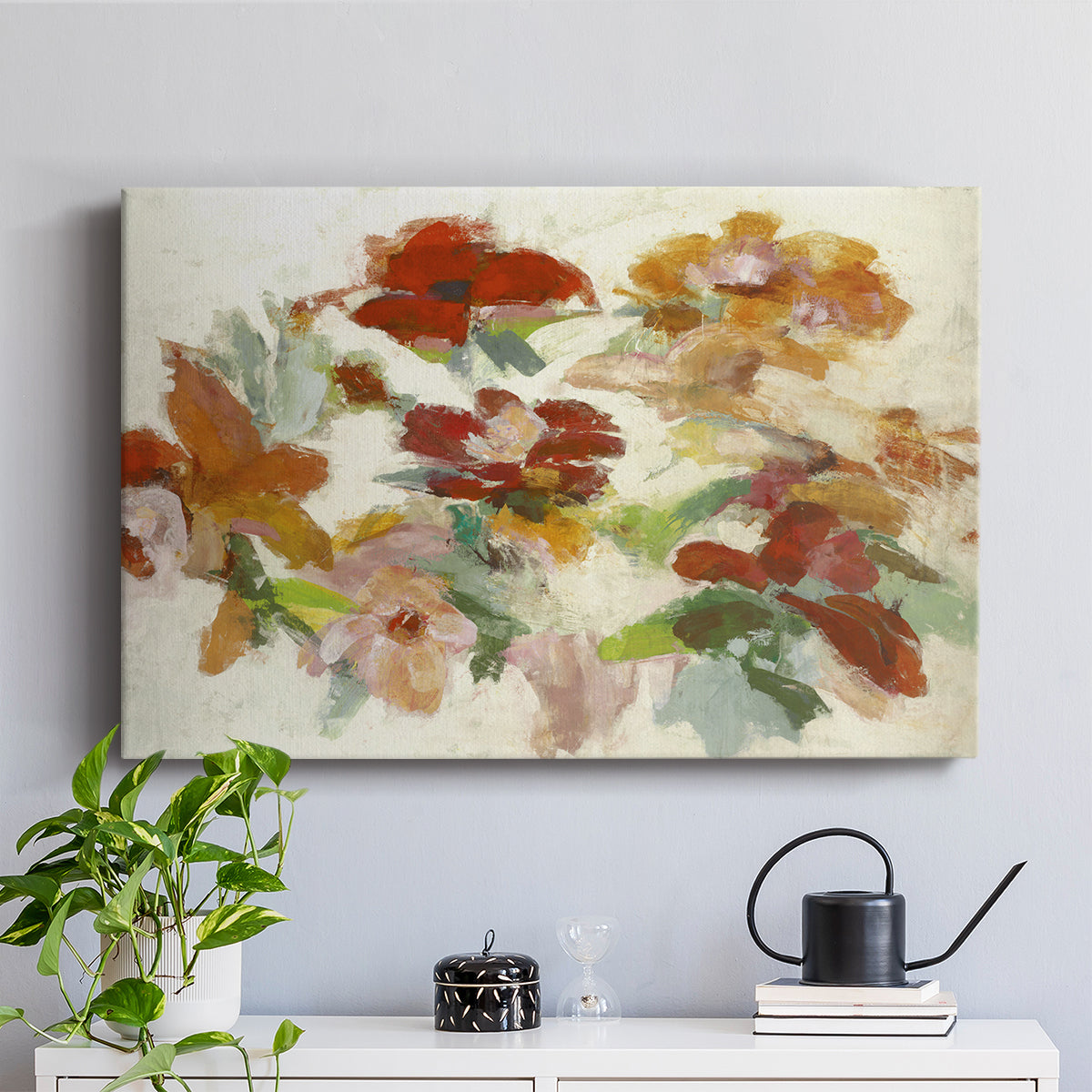 Floral Impressions V1 - Canvas Art Print