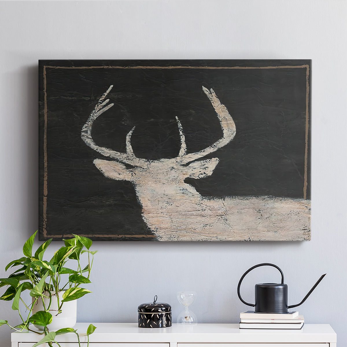 Brow Tine Deer I - Canvas Art Print