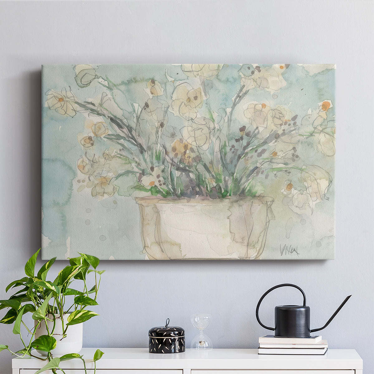 Tabletop Display I - Canvas Art Print