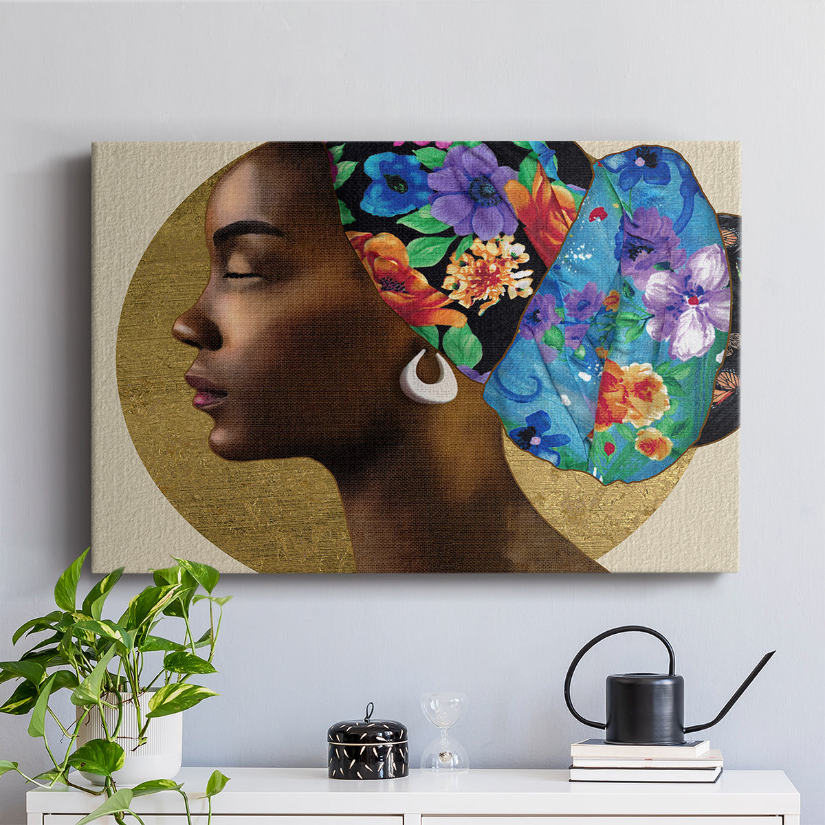 Golden Lady II - Canvas Art Print