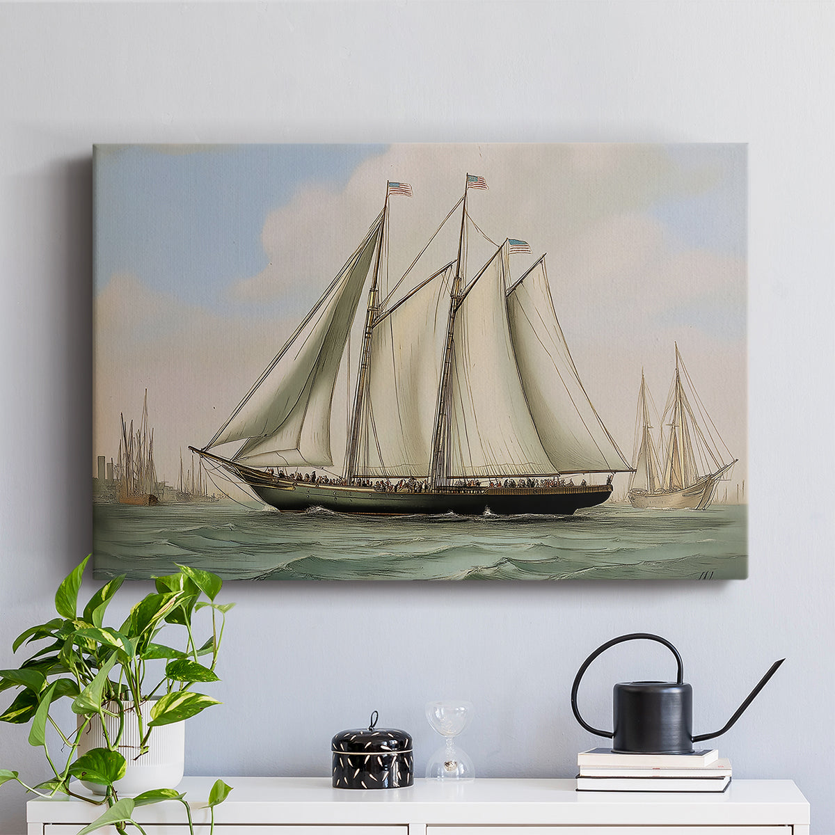 Vintage Ship XLVI - Canvas Art Print