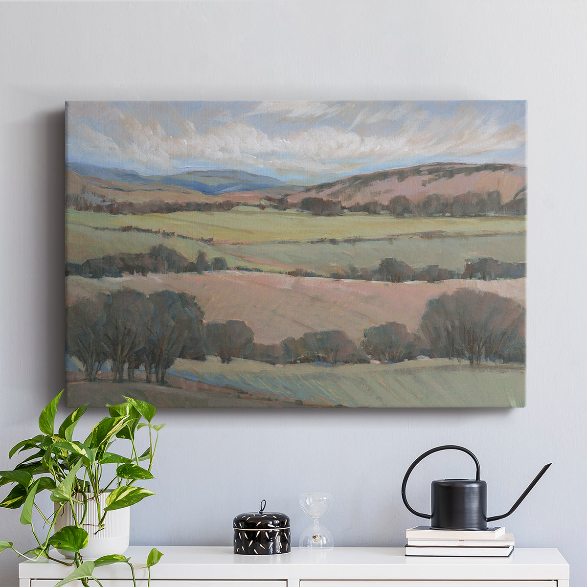 Hilly Countryside I - Canvas Art Print