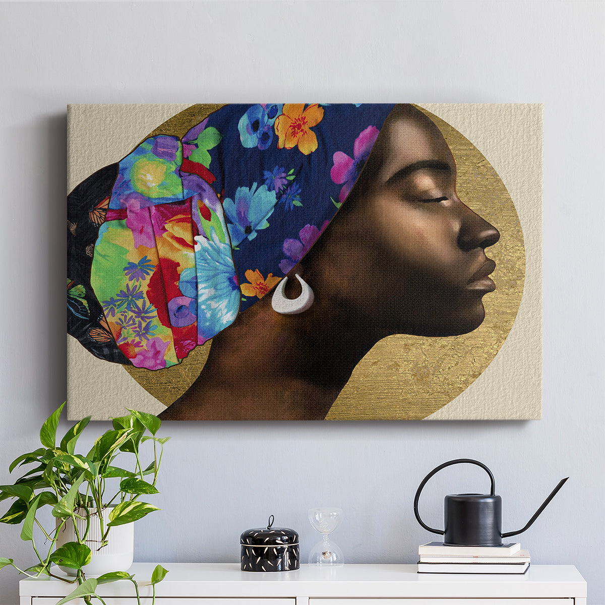 Golden Lady I - Canvas Art Print