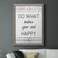 Your Soul Happy - Premium Canvas Framed in Barnwood - Ready to Hang