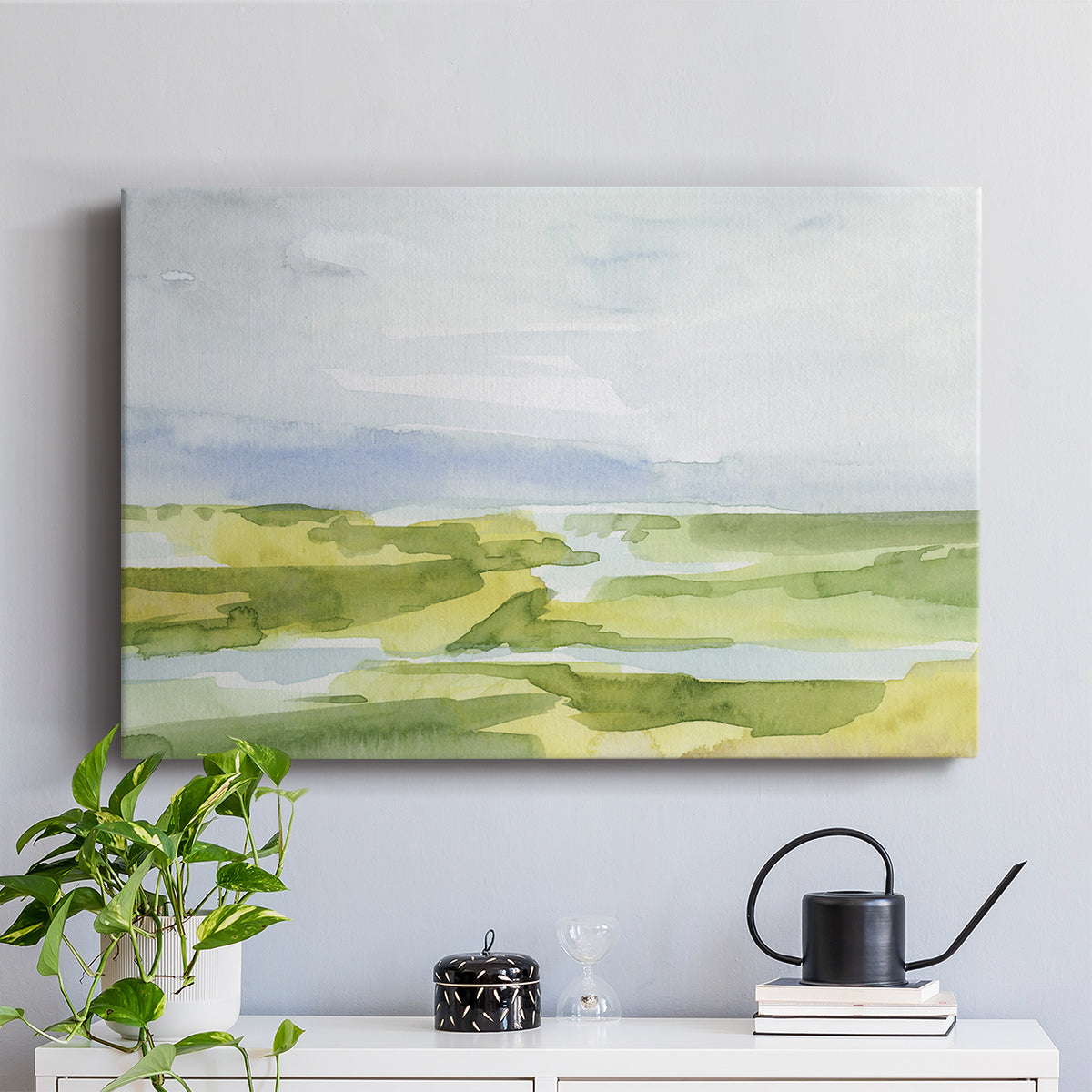 Watery Lowlands III - Canvas Art Print