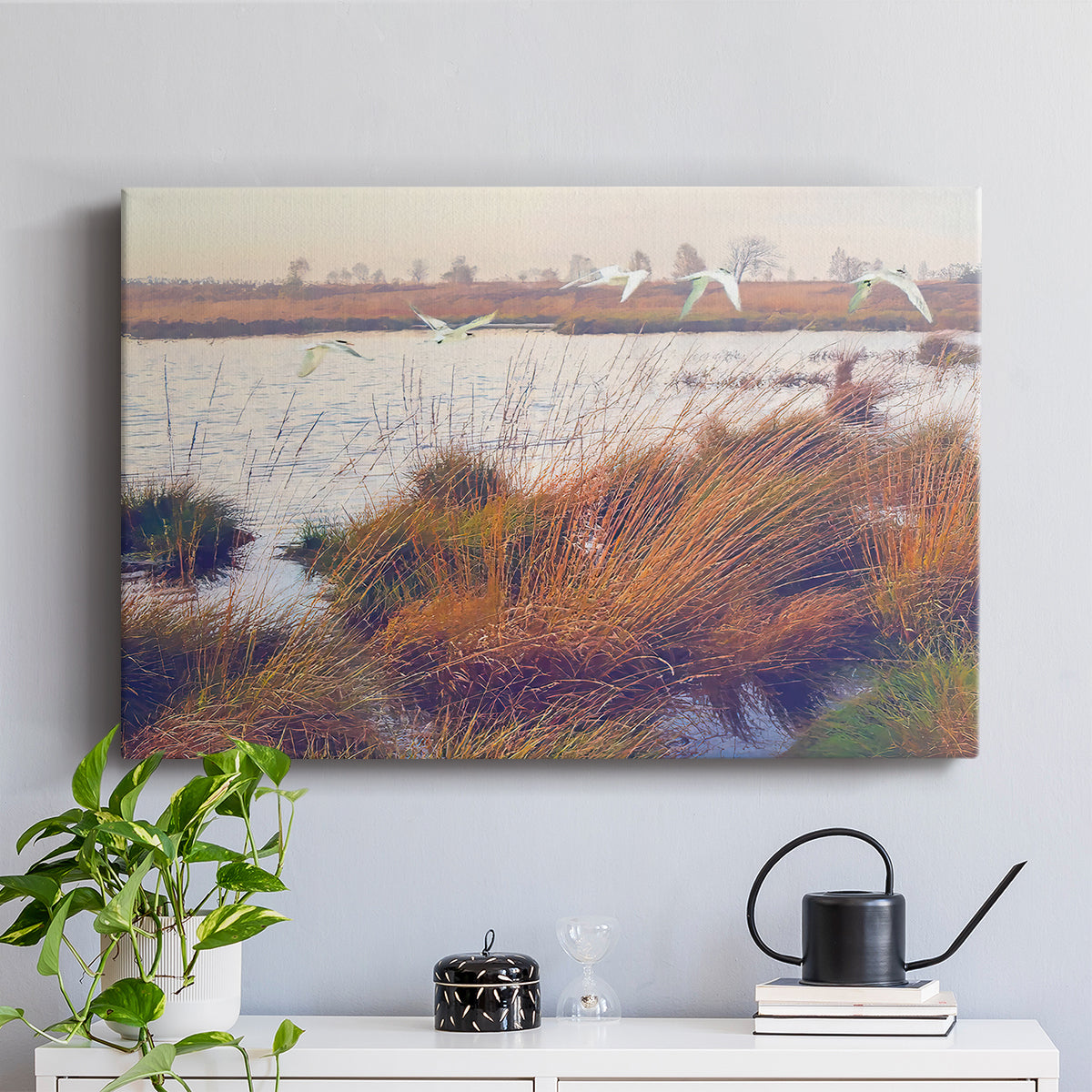 Marshland Hues I - Canvas Art Print