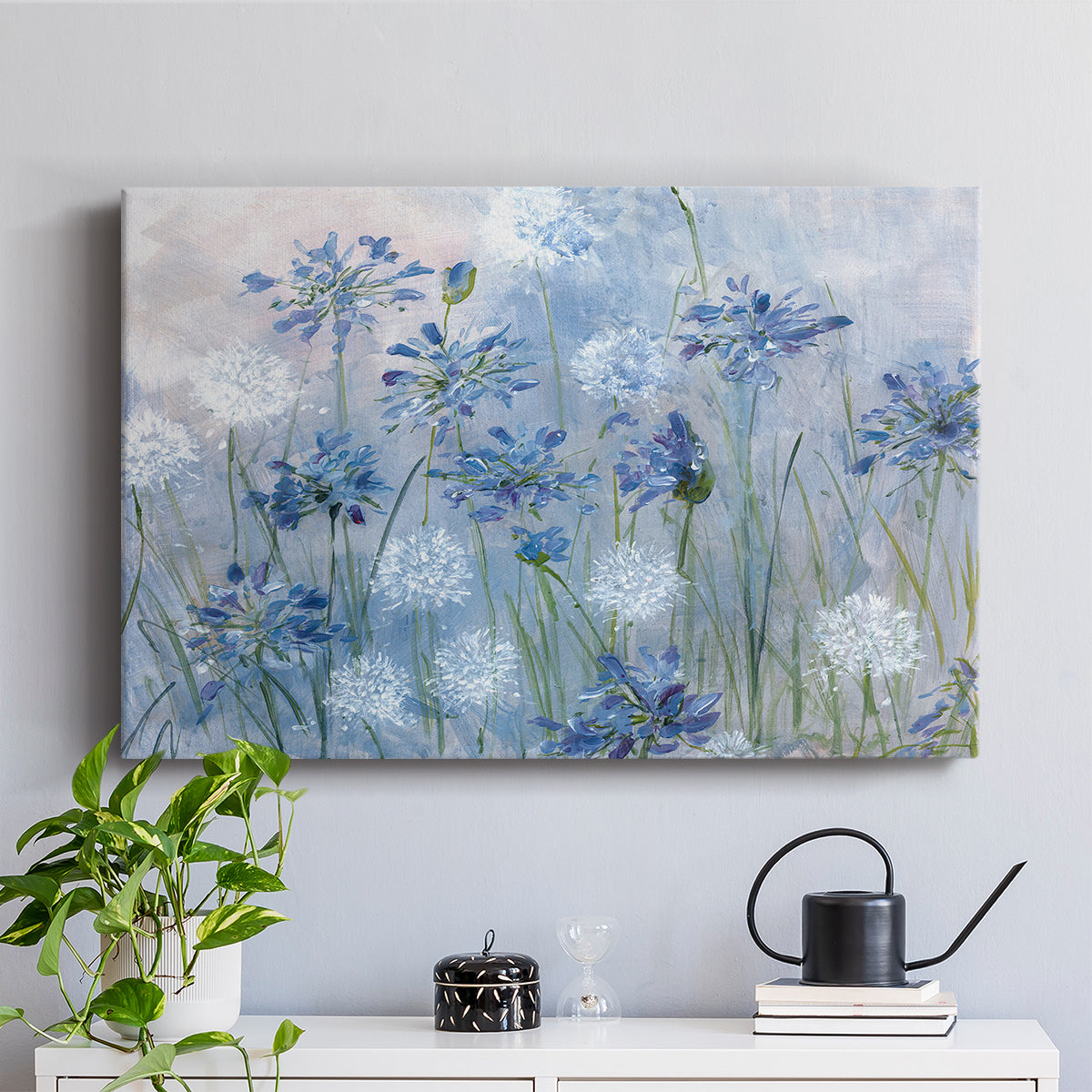 Dandelion and Agapanthus - Canvas Art Print