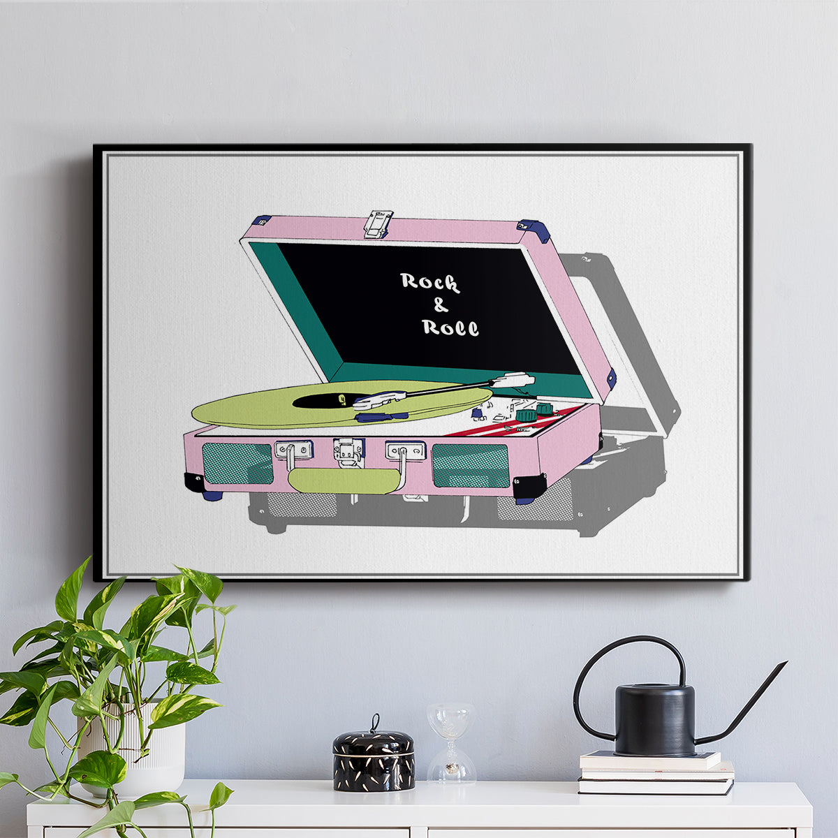 Record Shop I - Canvas Art Print