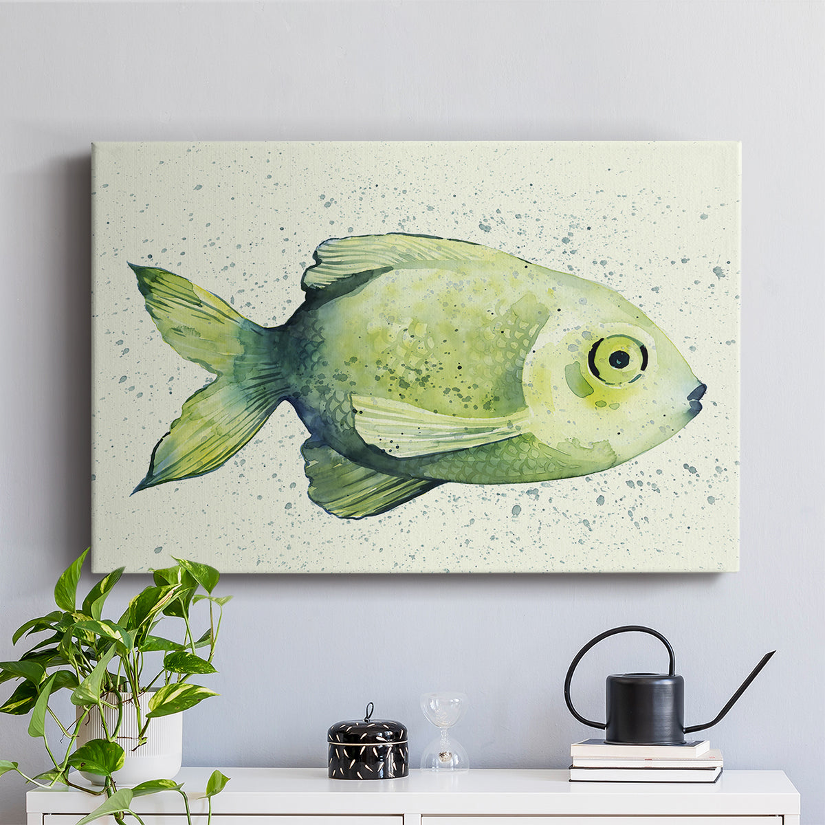 Speckled Freshwater Fish II - Canvas Art Print