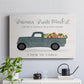 Fresh Sunflowers Truck - Canvas Art Print