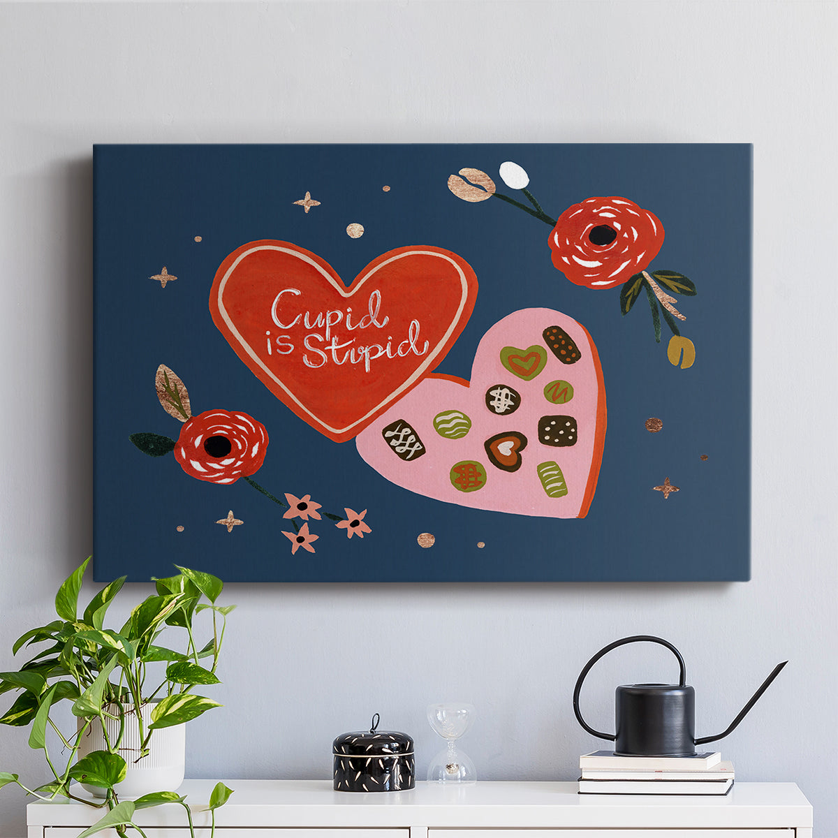 Happy Galentine II - Canvas Art Print