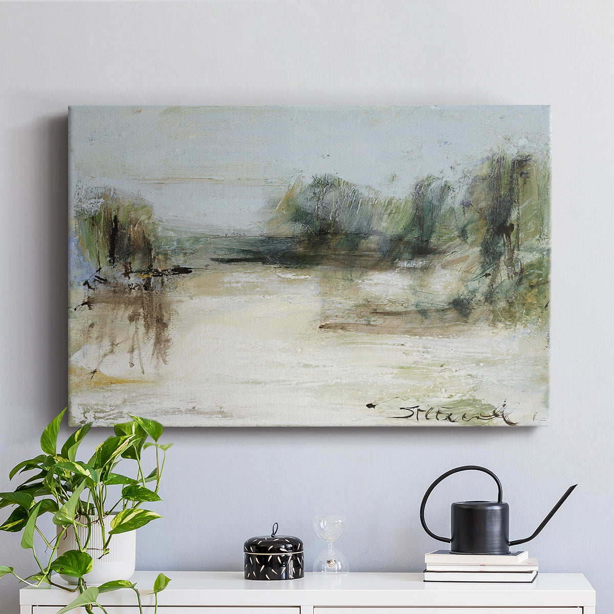 Wintery Horizon III - Canvas Art Print
