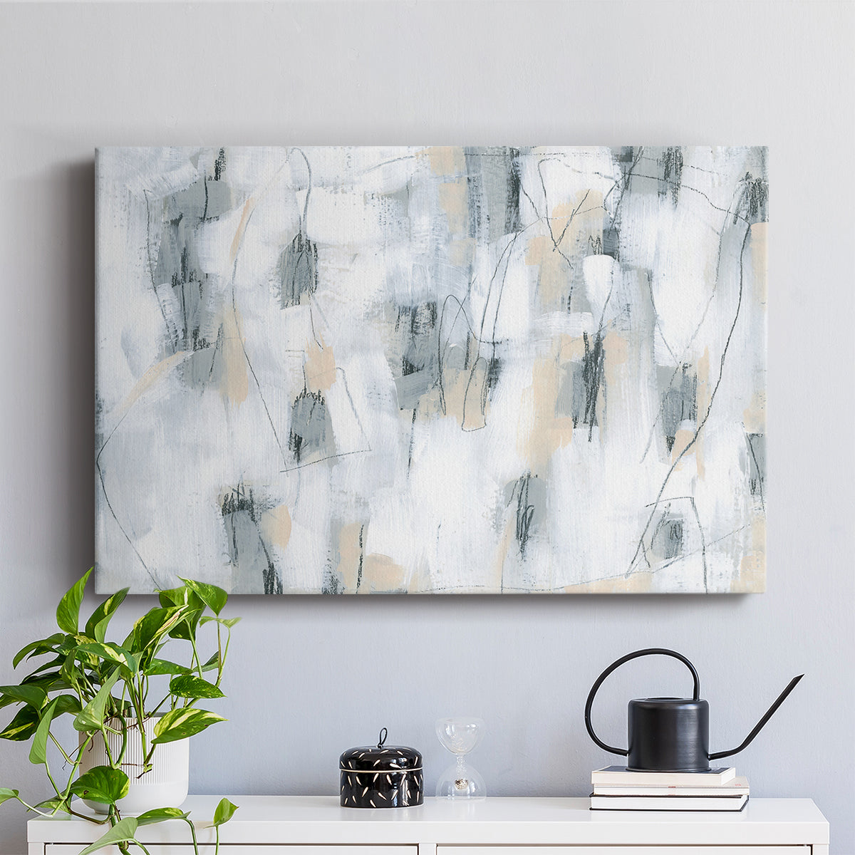 Stone Hatchmarks II - Canvas Art Print