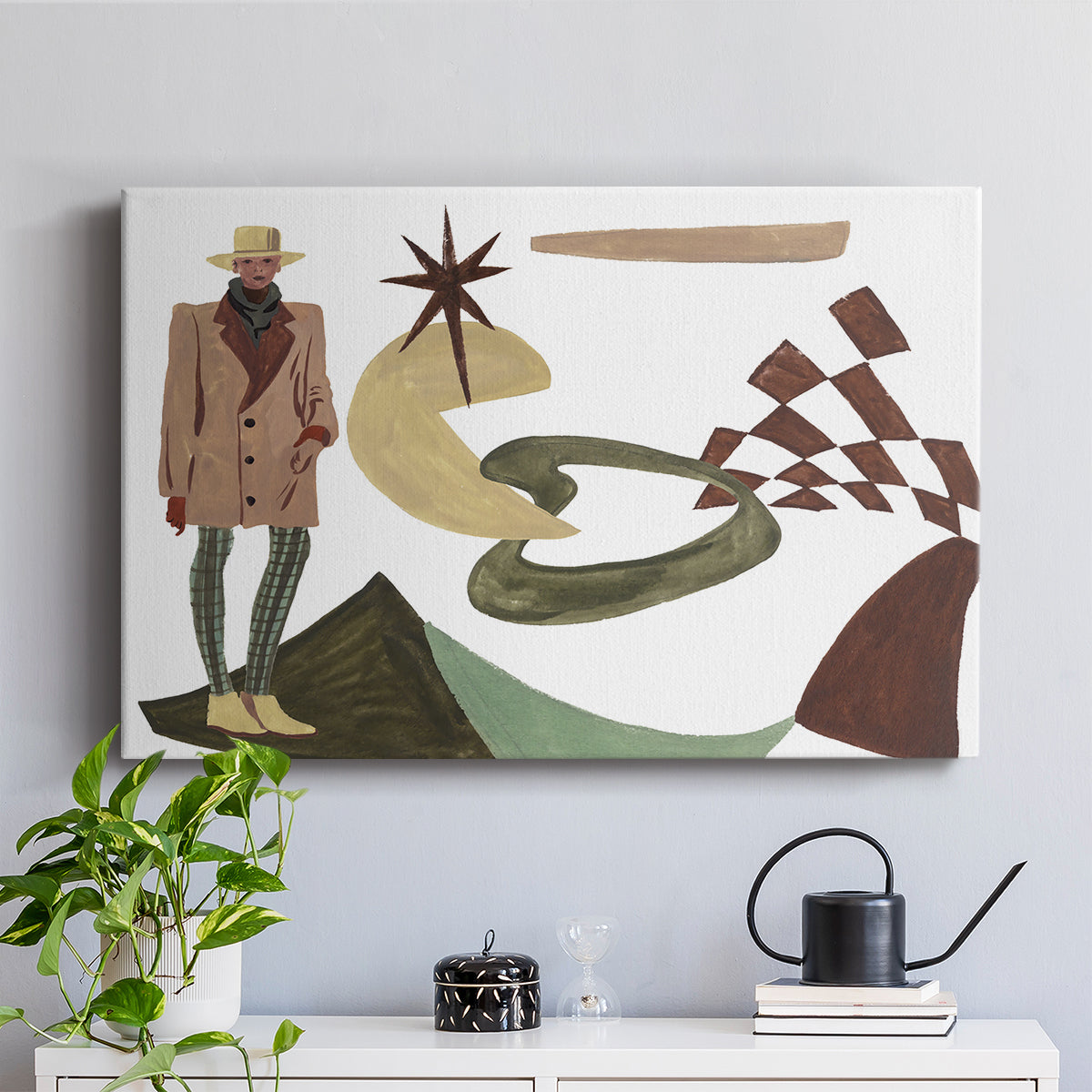 Vintage Vibes IV - Canvas Art Print