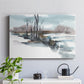 Winter Stream Watercolor II - Canvas Art Print