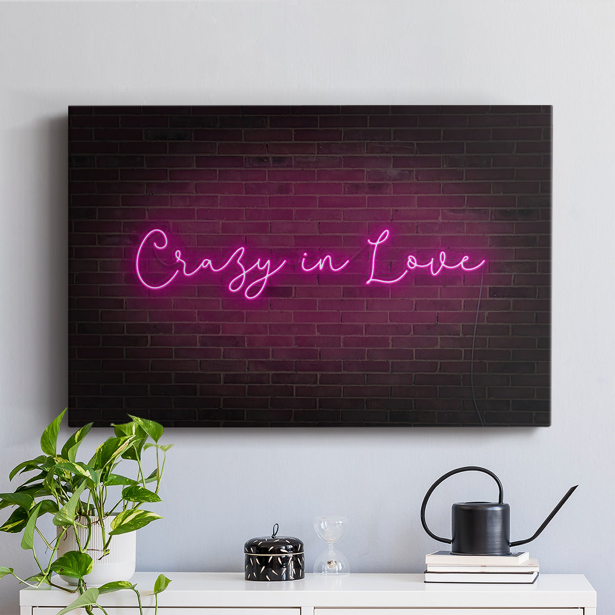 Neon Love II - Canvas Art Print