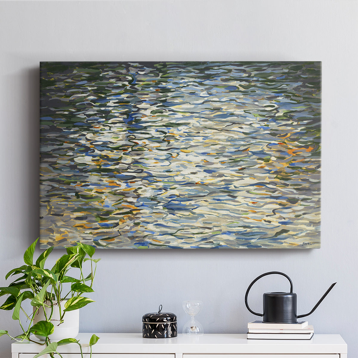 Water Reflections - Canvas Art Print