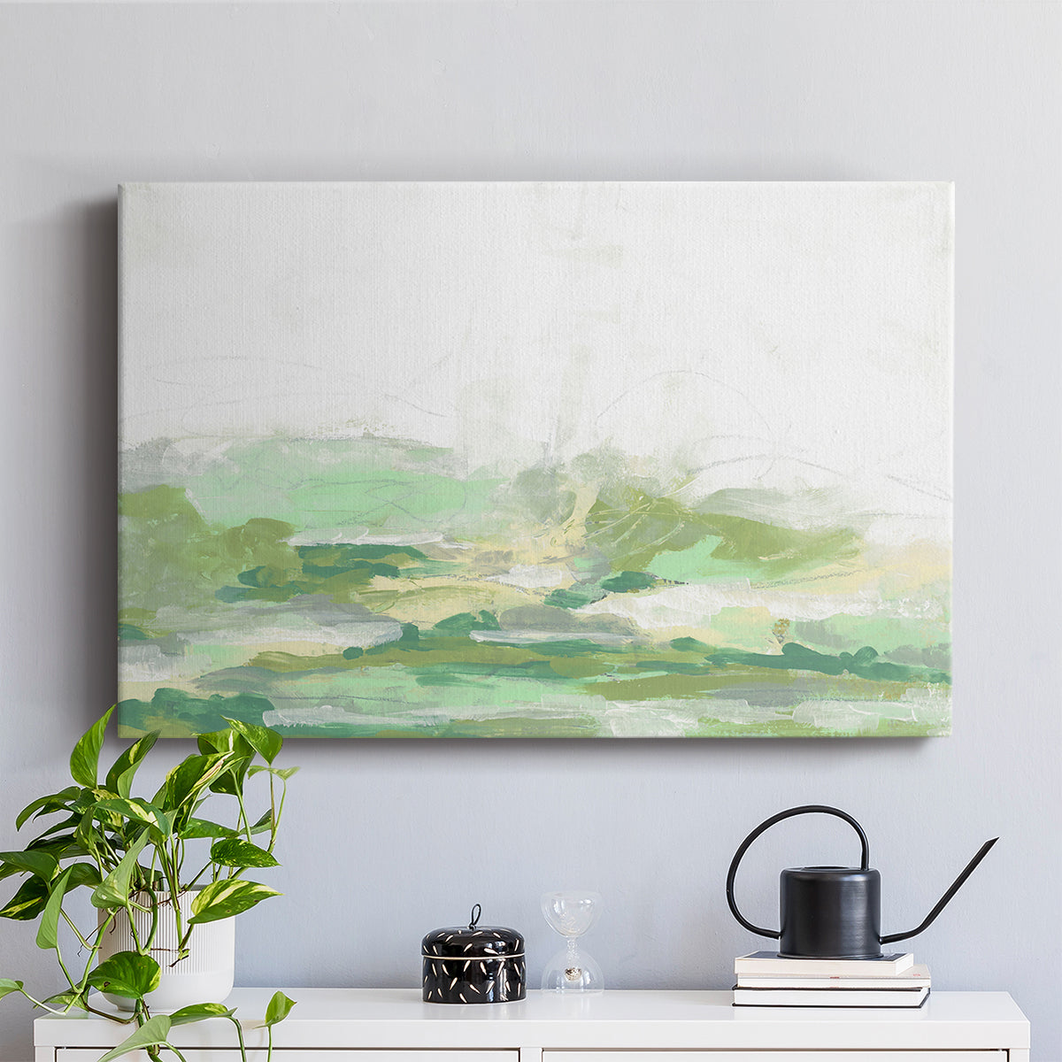 Green Mist Vista I - Canvas Art Print
