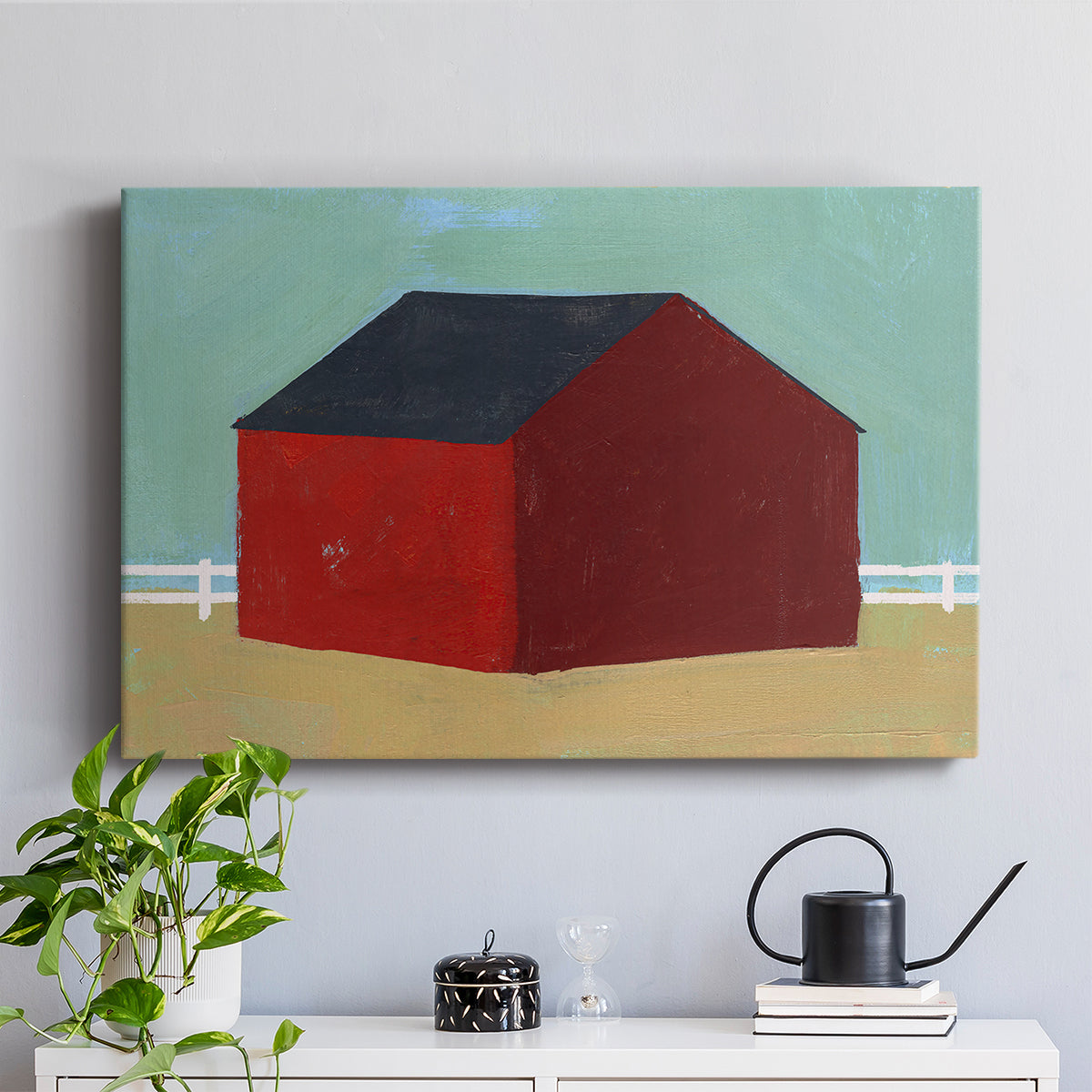 Big Red One III - Canvas Art Print