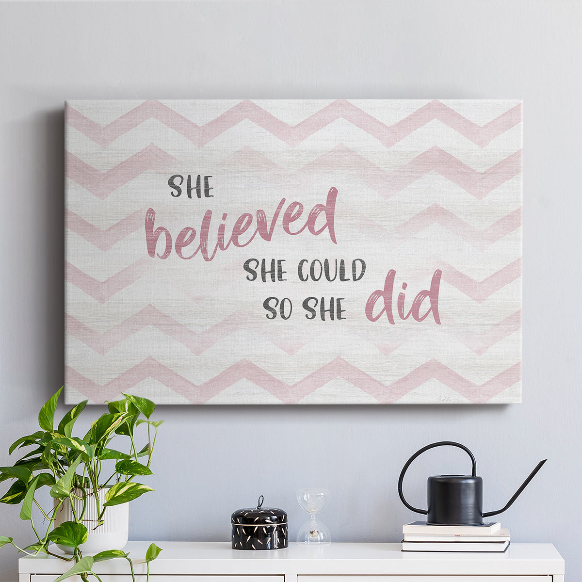 Believed She Could - Canvas Art Print