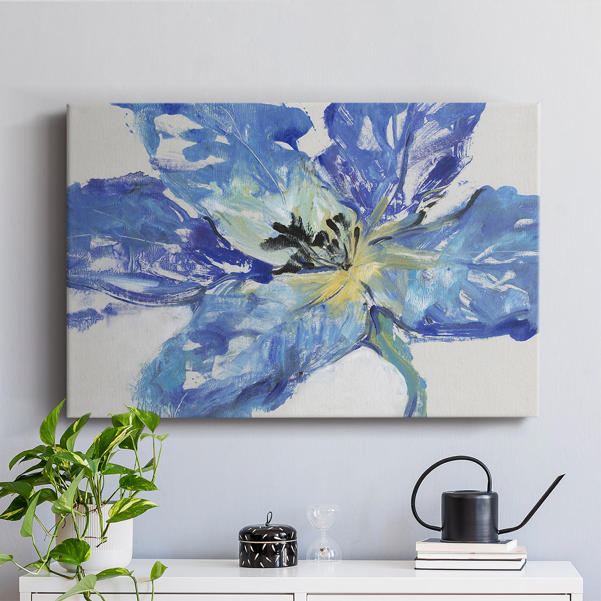 Fleur Bleue II - Canvas Art Print