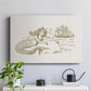 Sunning Mermaid I - Canvas Art Print