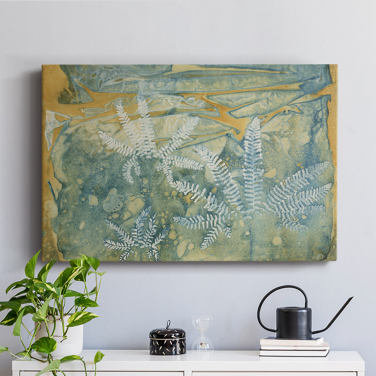Floating Ferns - Canvas Art Print