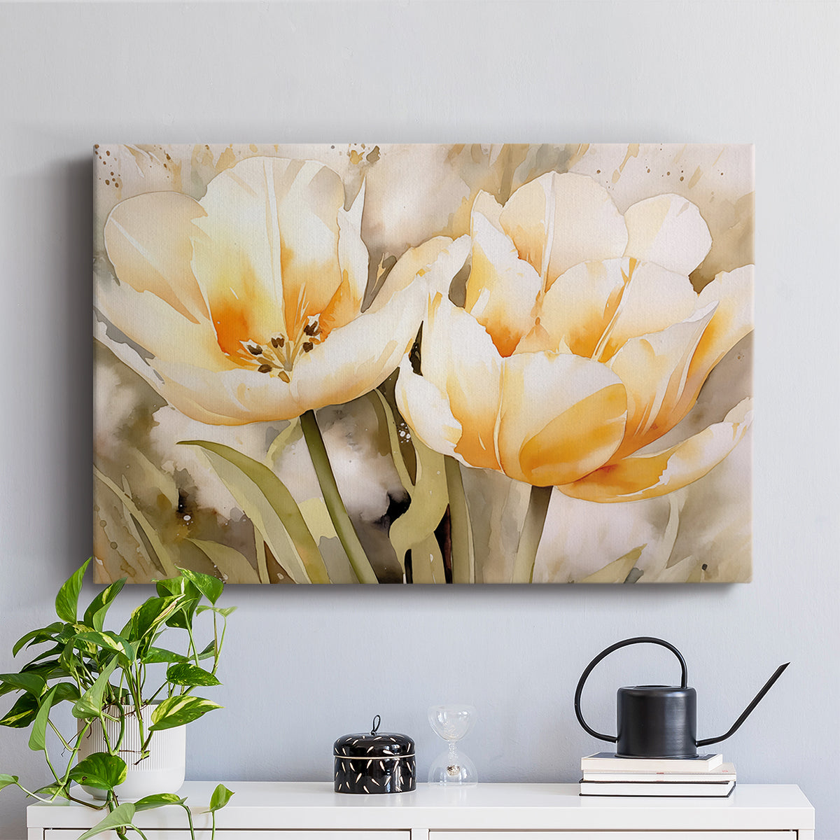 Floral Watercolor XXVI - Canvas Art Print