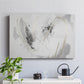 Grey Brushstrokes CXVI - Canvas Art Print