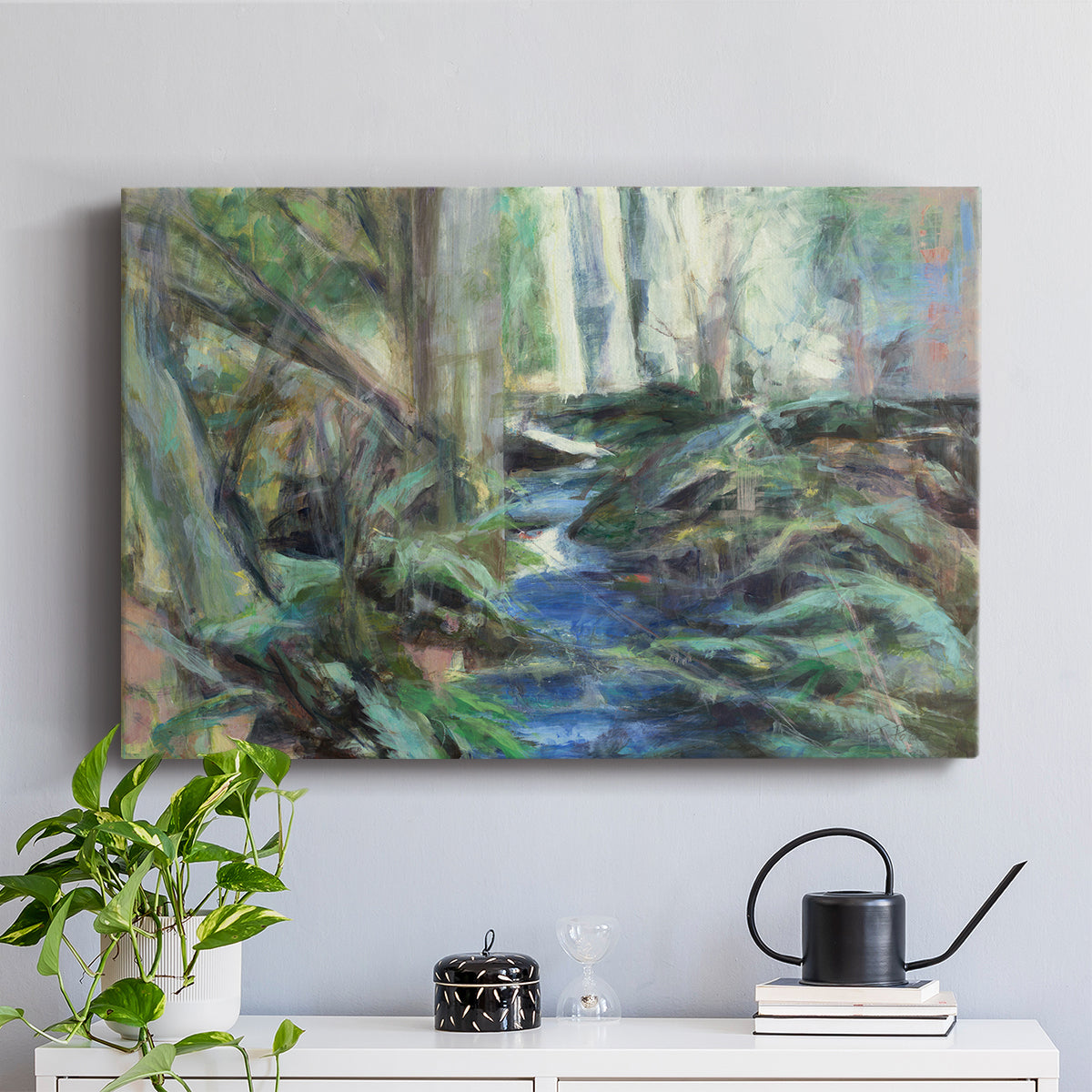 Rambling Blues - Canvas Art Print
