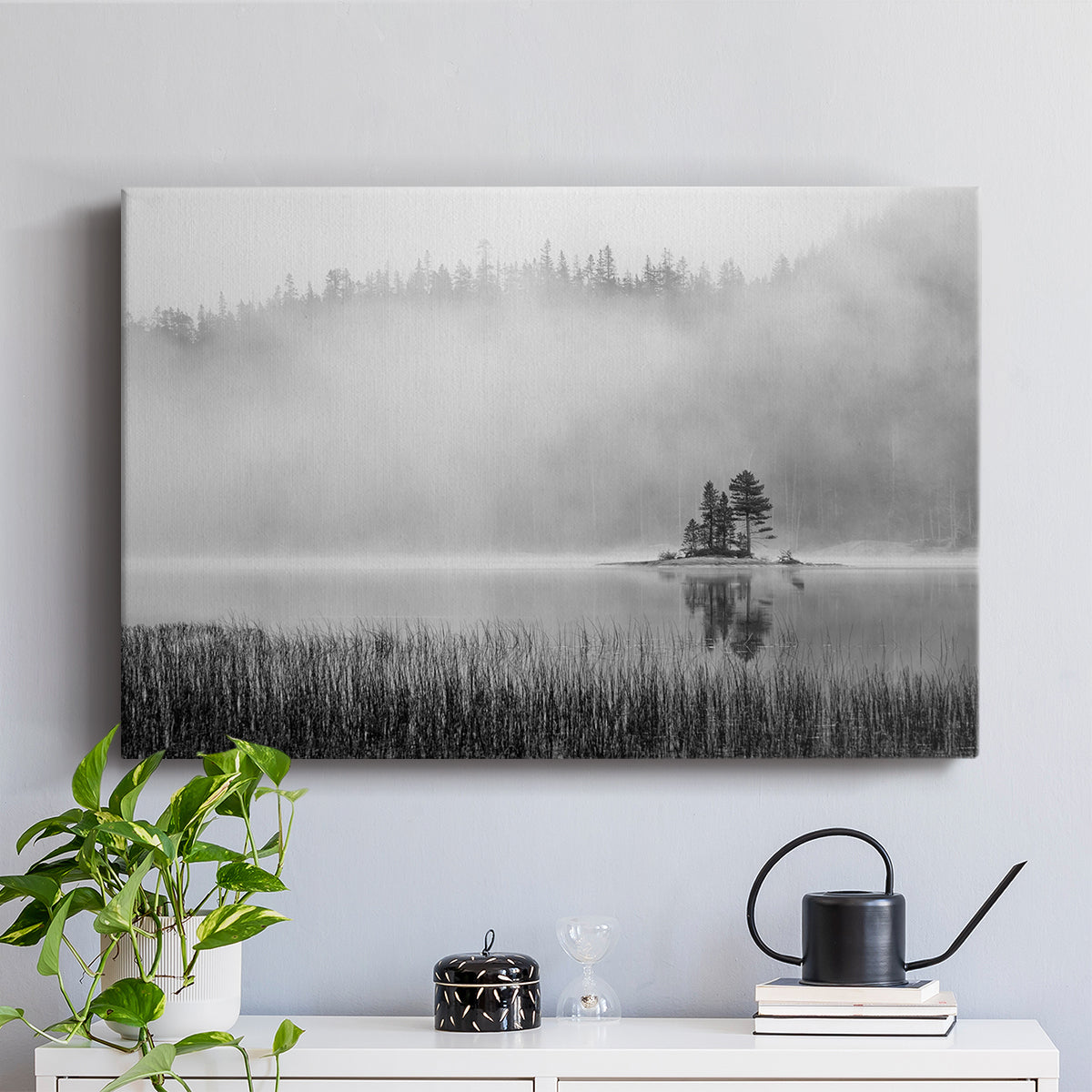 Island Fog - Canvas Art Print